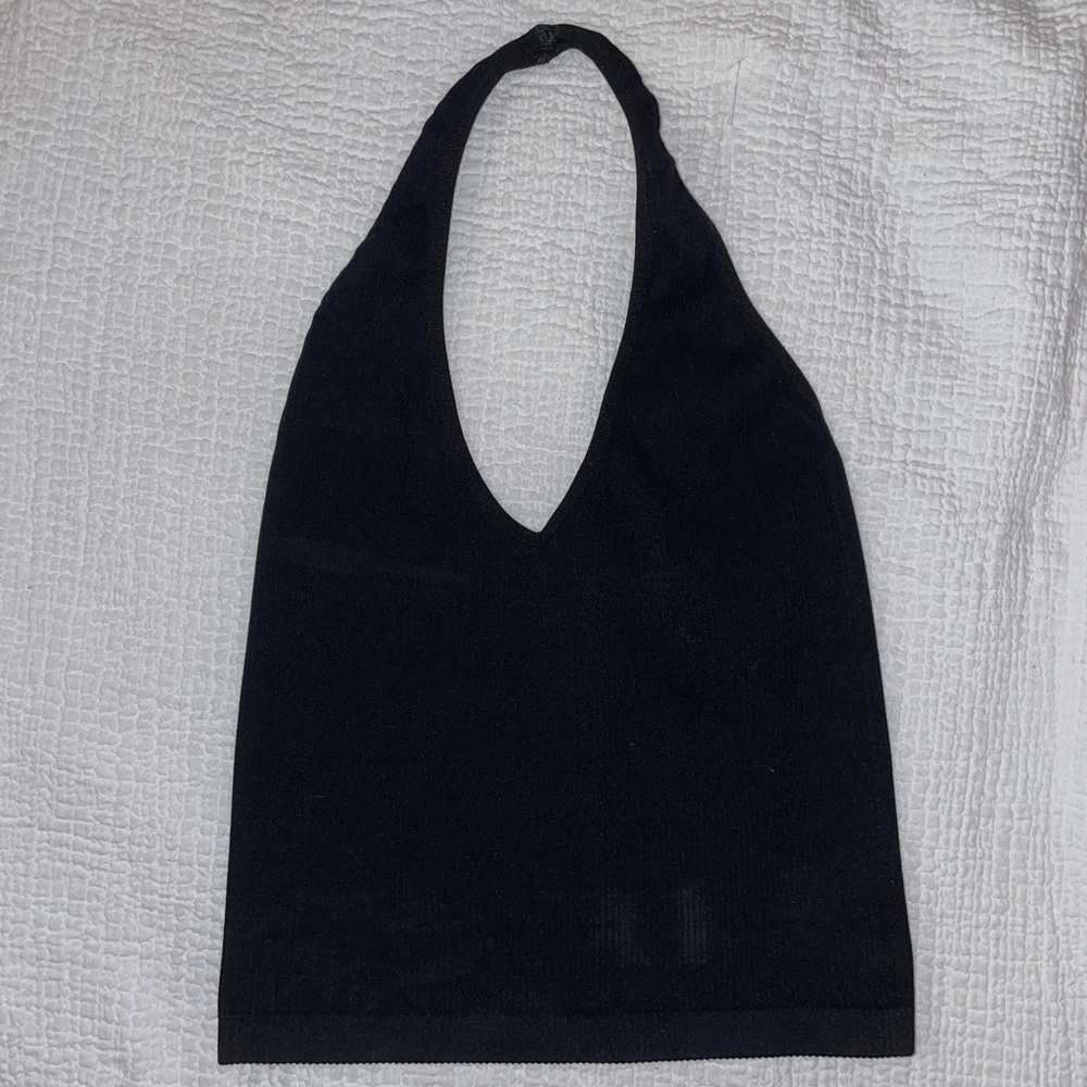 Black Out from Under Halter Tank Top